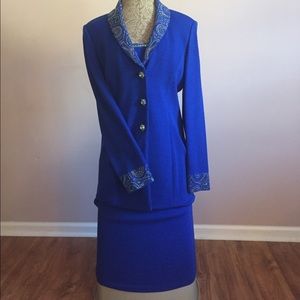 St John Evening by Marie Gray jacket and skirt