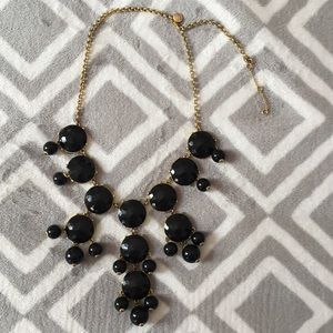 JCrew Black Bubble Necklace