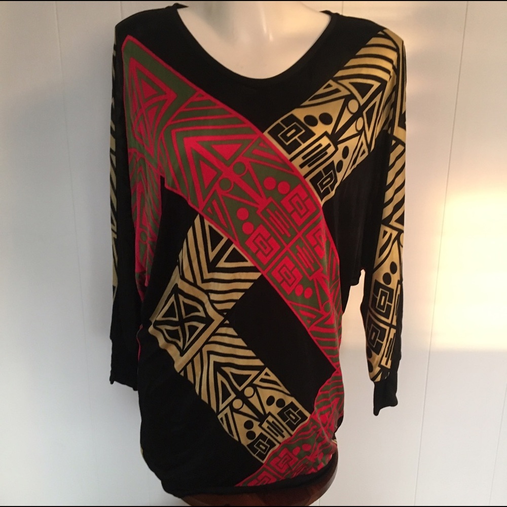 Custo Line mini dress with dolman sleeves