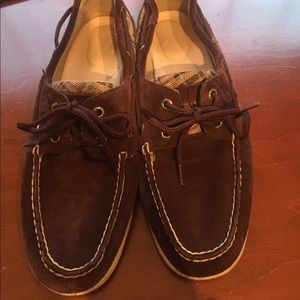 Dark brown Sperry Top Siders