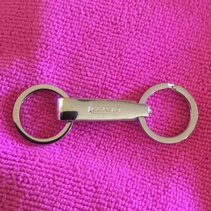 New Authentic Coach dual keychain