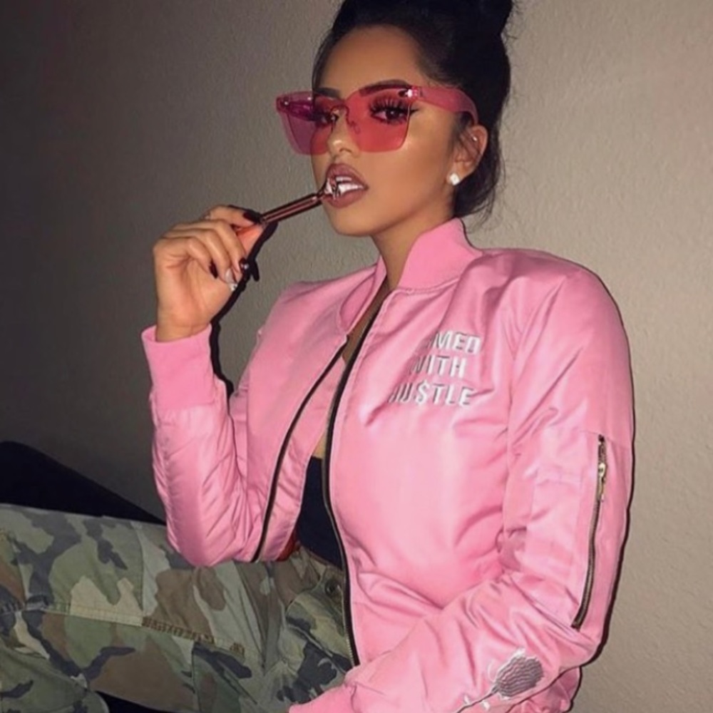 "Girl Talk" Rimless Aviators sunglasses - Picture 2 of 2