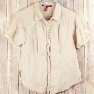 Embroidered Button up shirt