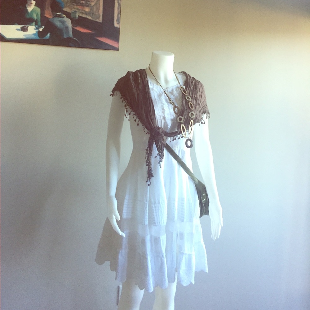 Jessica Simpson white summer dress