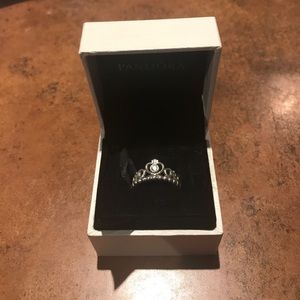 Silver Pandora Princess Ring