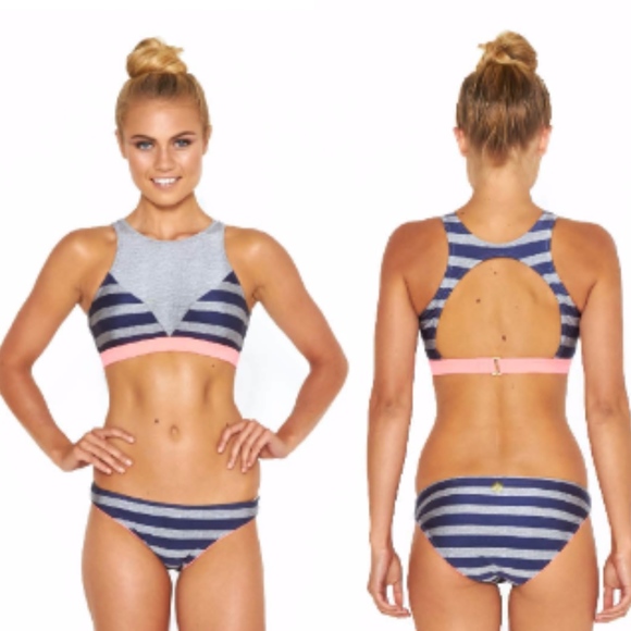 Neontide Other - NEONTIDE Neonluxxe High Neck Bikini Set