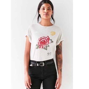 UO Floral Language Tee