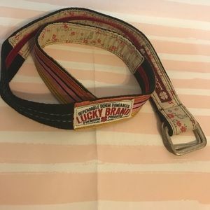 Lucky Brand patchwork belt