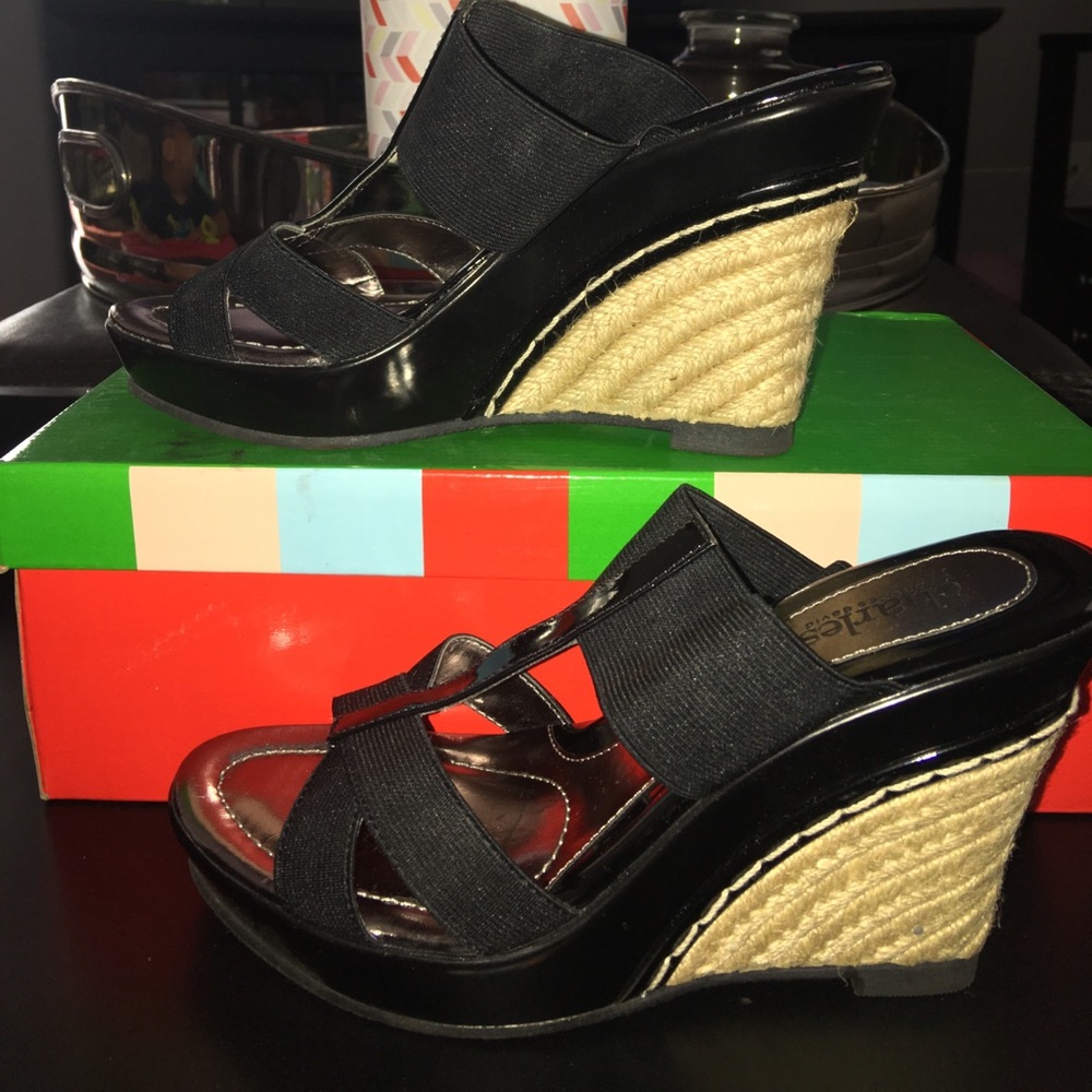 Charles by Charles David wedge espadrilles size 6