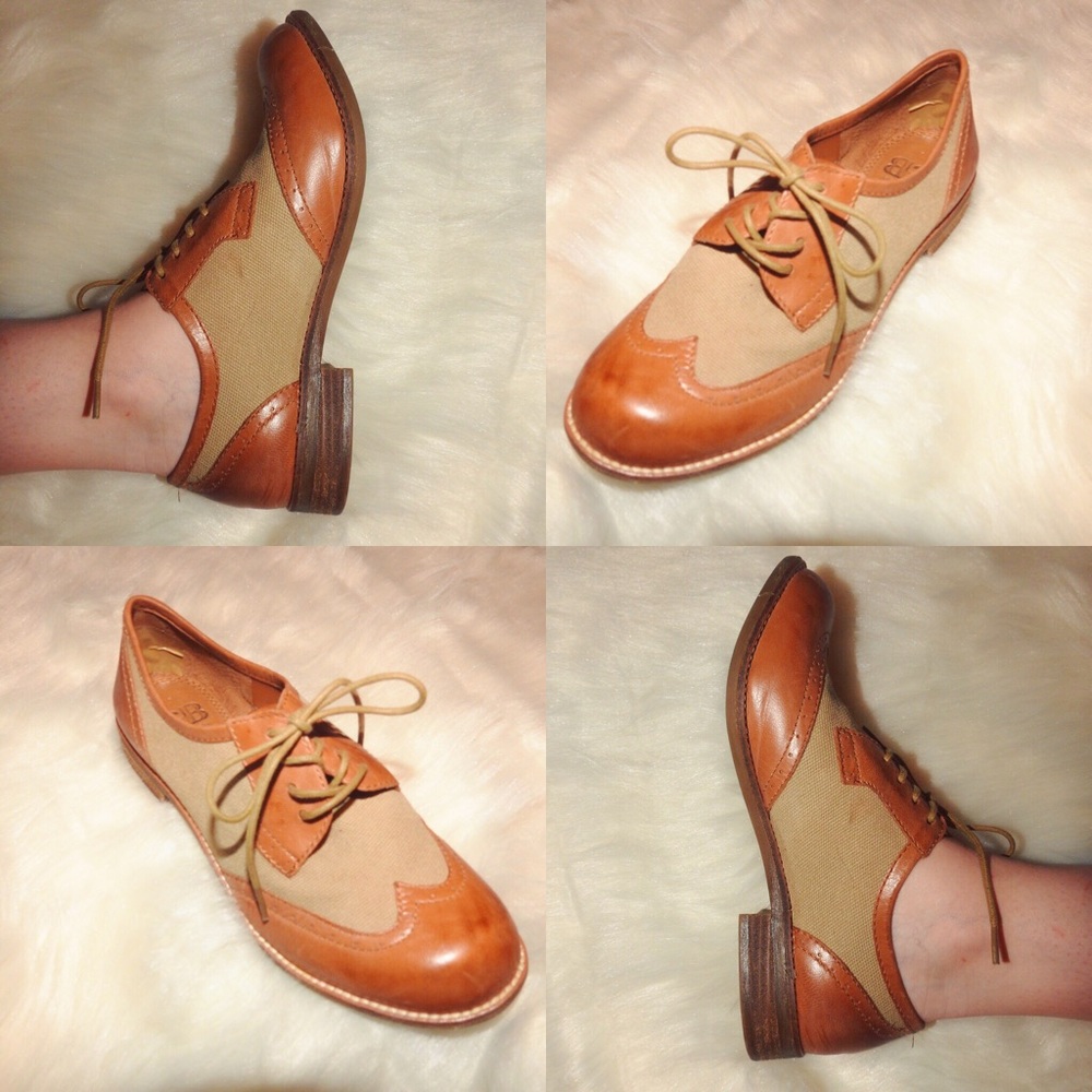 Gianni Bini tan oxfords