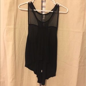 Black tank top