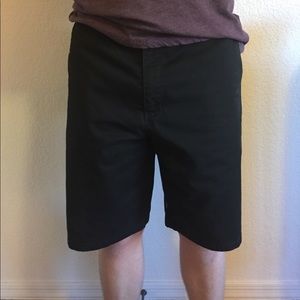 Black Volcom frickin chino shorts