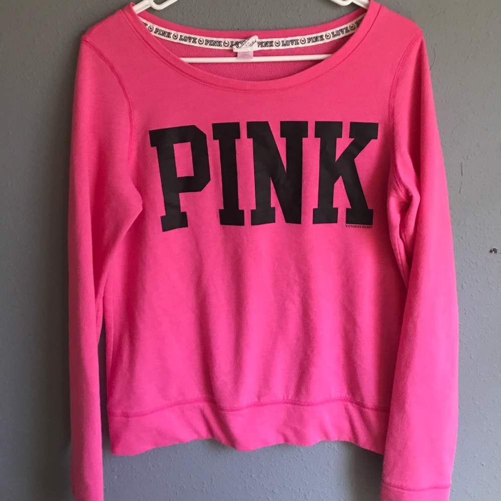PINK slouchy sweatshirt