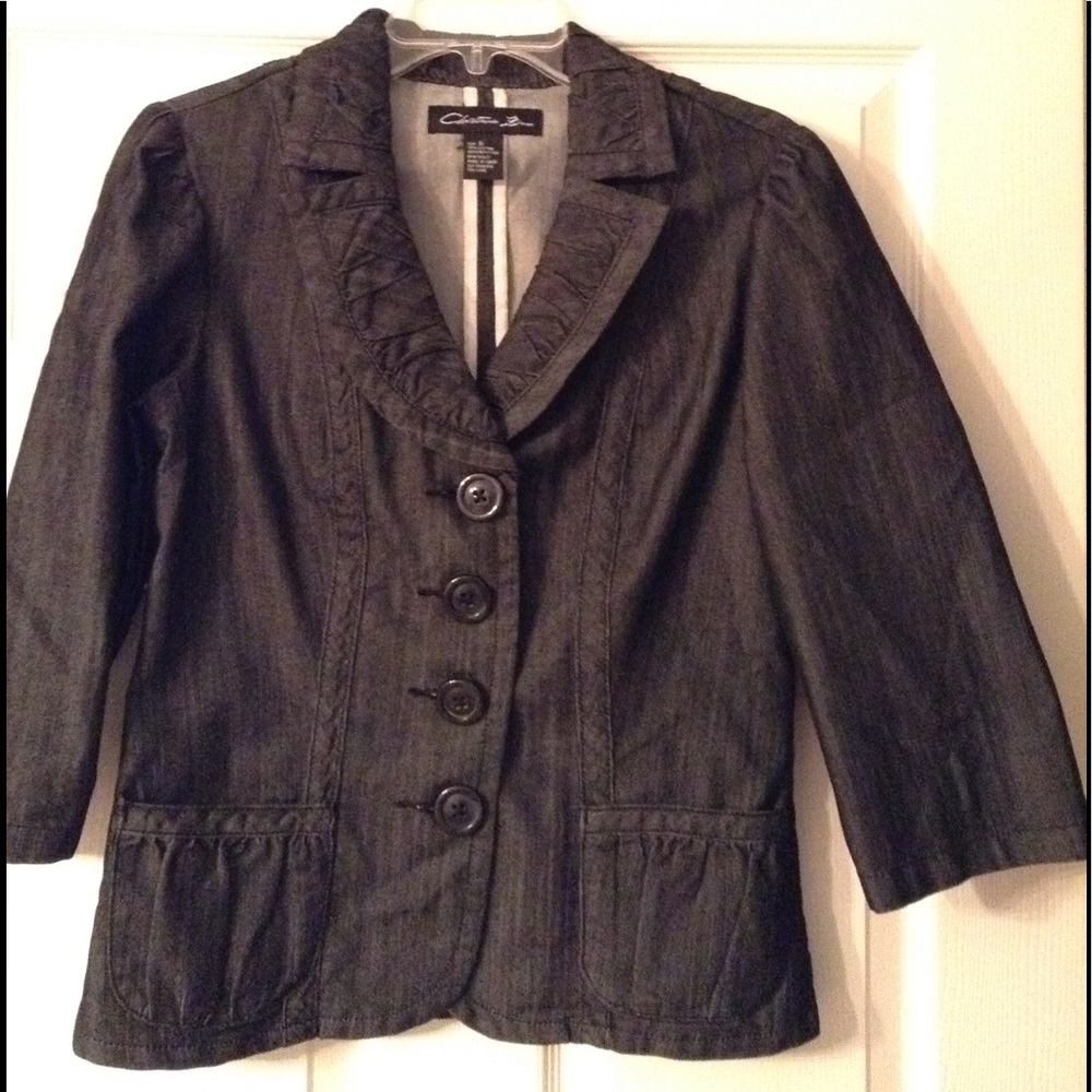 Christina Zinn Vintage Black Denim Jacket