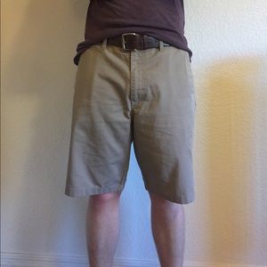 Tan Volcom frickin chino shorts