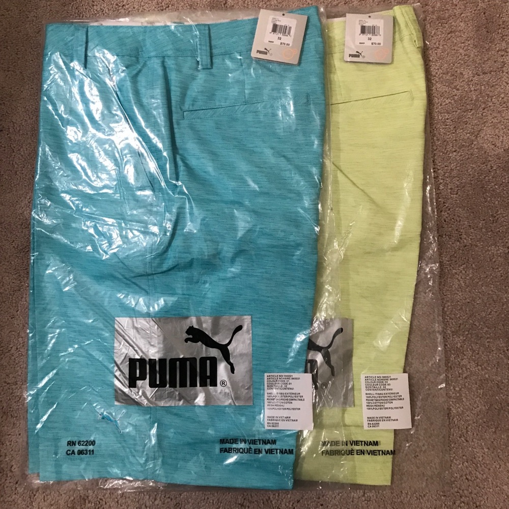 Mens Puma golf shorts