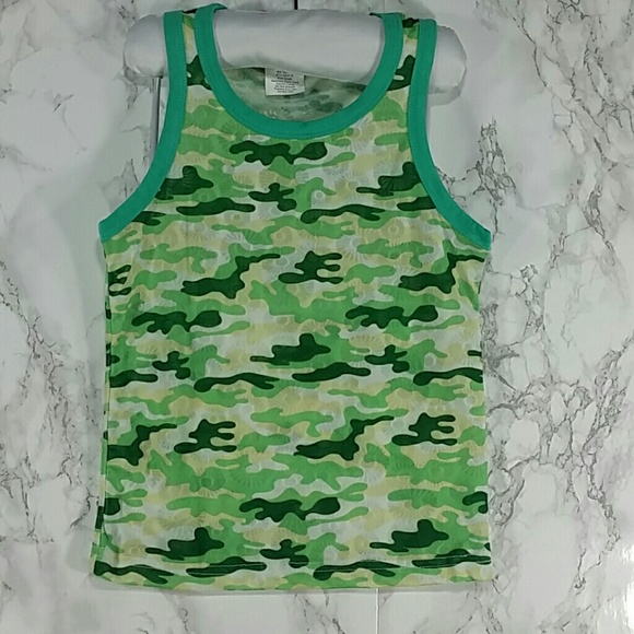 Other - SALE***Green Camouflage tank top.Kid   :)