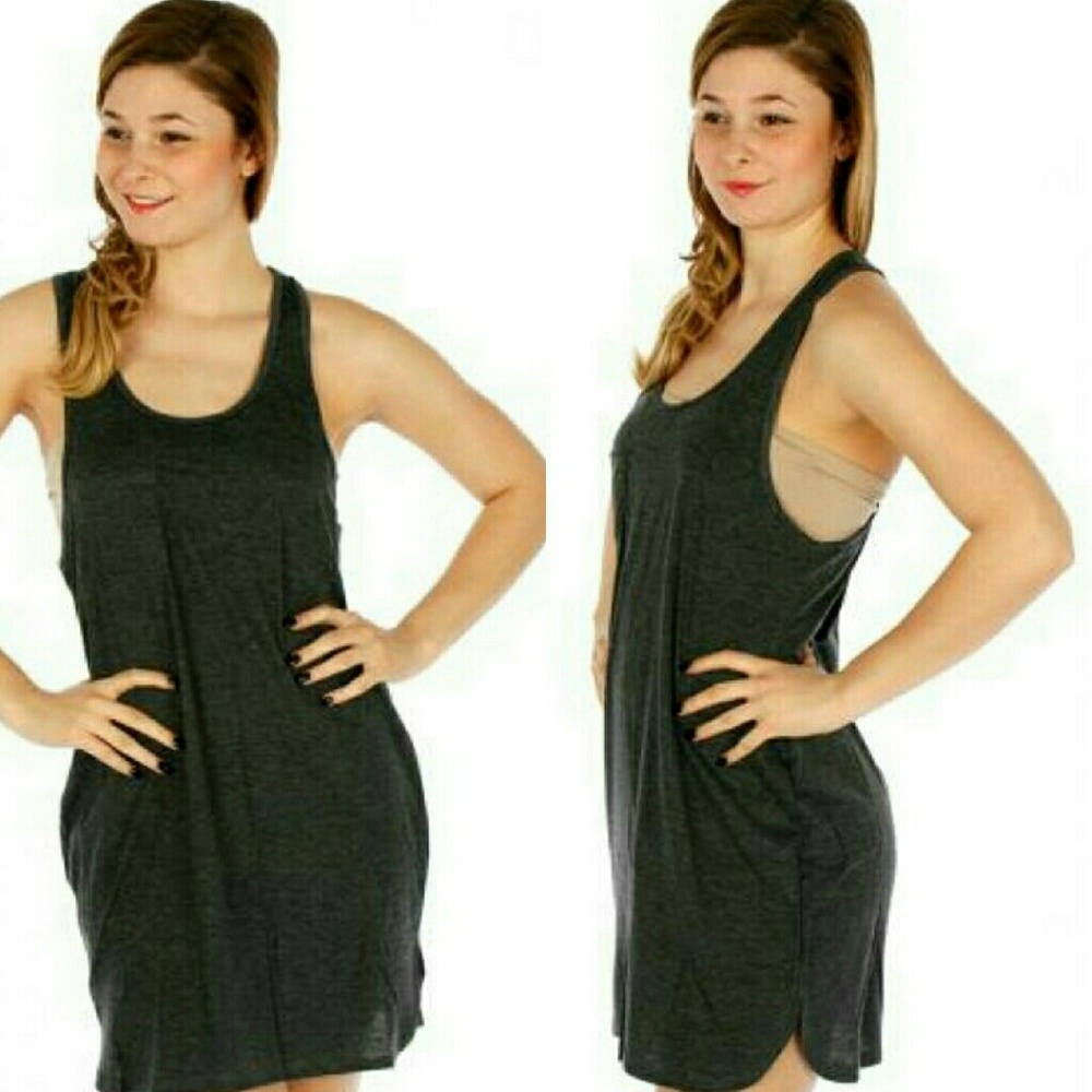 Super Comfy Curved Hem Dress/Shirt