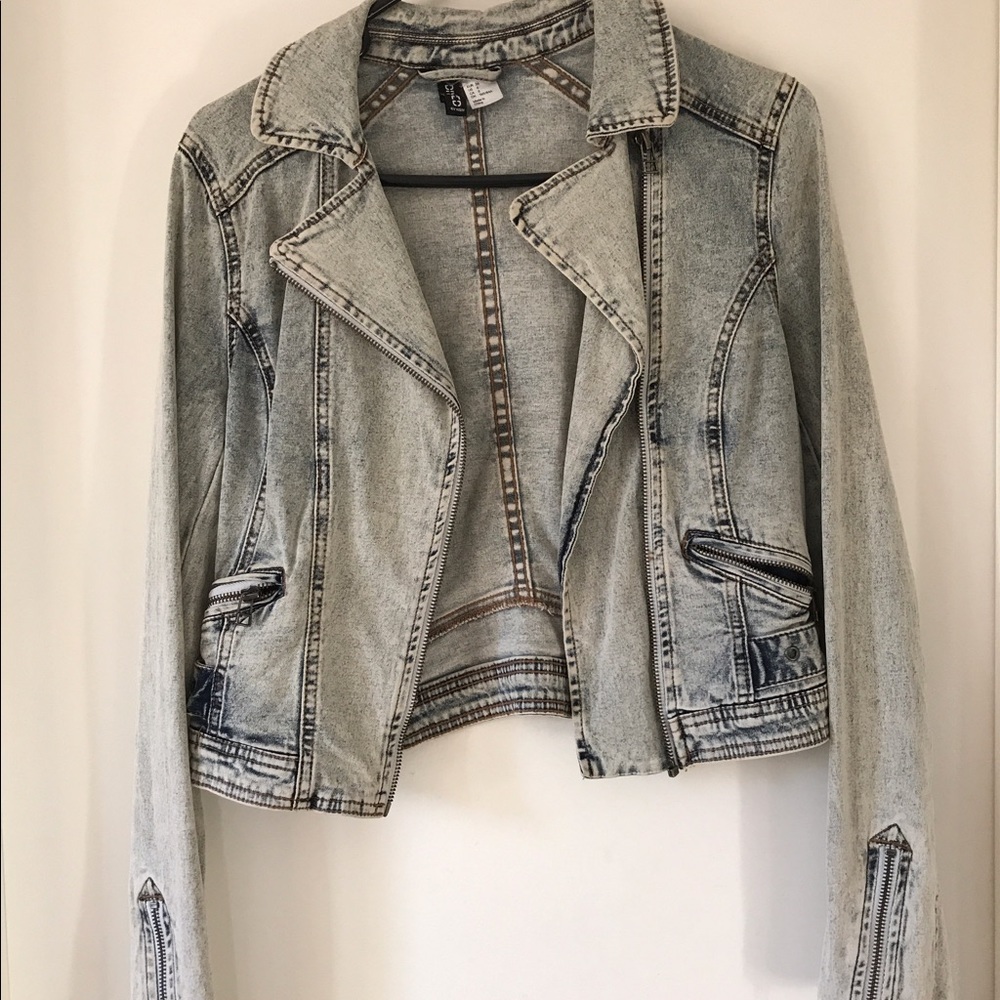 Acid Wash Denim Jacket