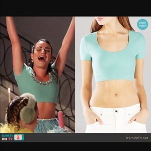 NWT bcbg Maressa cropped top L