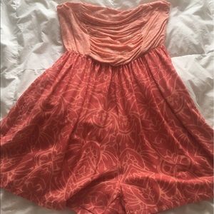 Roxy Tropical Print Romper NWOT