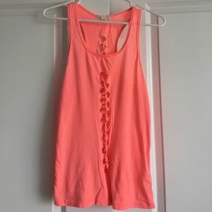 Neon orange tank