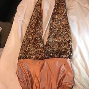 Out From Under Urban Outfitters plunging bodysuit