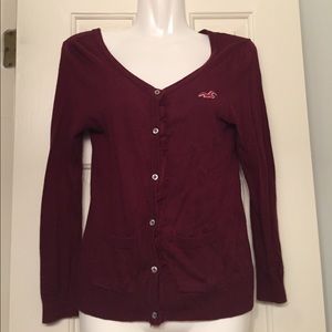 Hollister Maroon Sweater