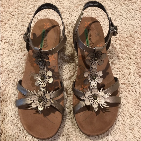 baretraps memory foam sandals