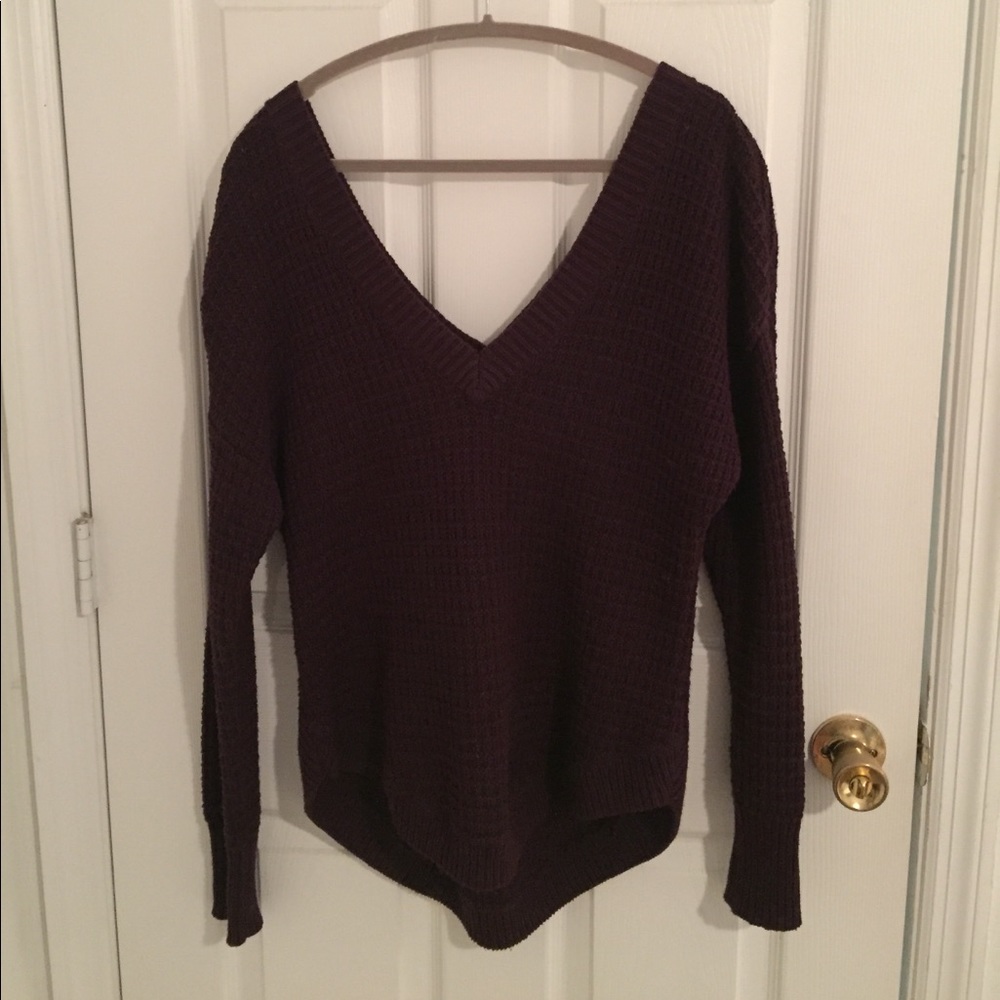 VS Knitted Off the Shoulder Sweater