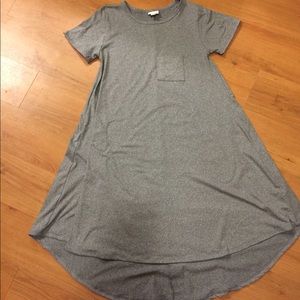 Heather gray LuLaRoe Carly worn 1x!