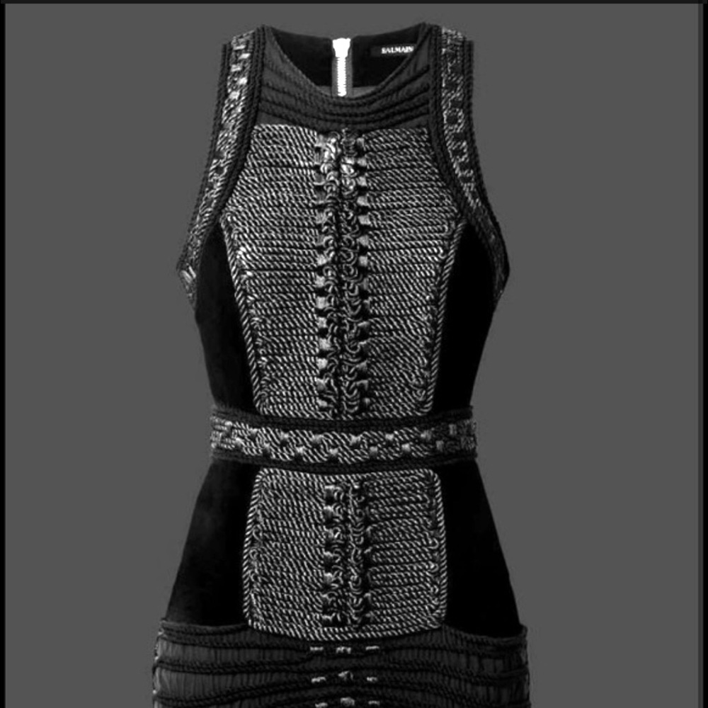 Balmain for H&M new with tags rope dress