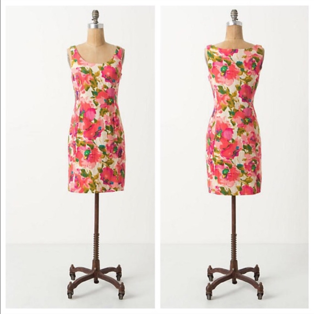 Anthro 'BLUSHING OLEANA SHIFT DRESS'