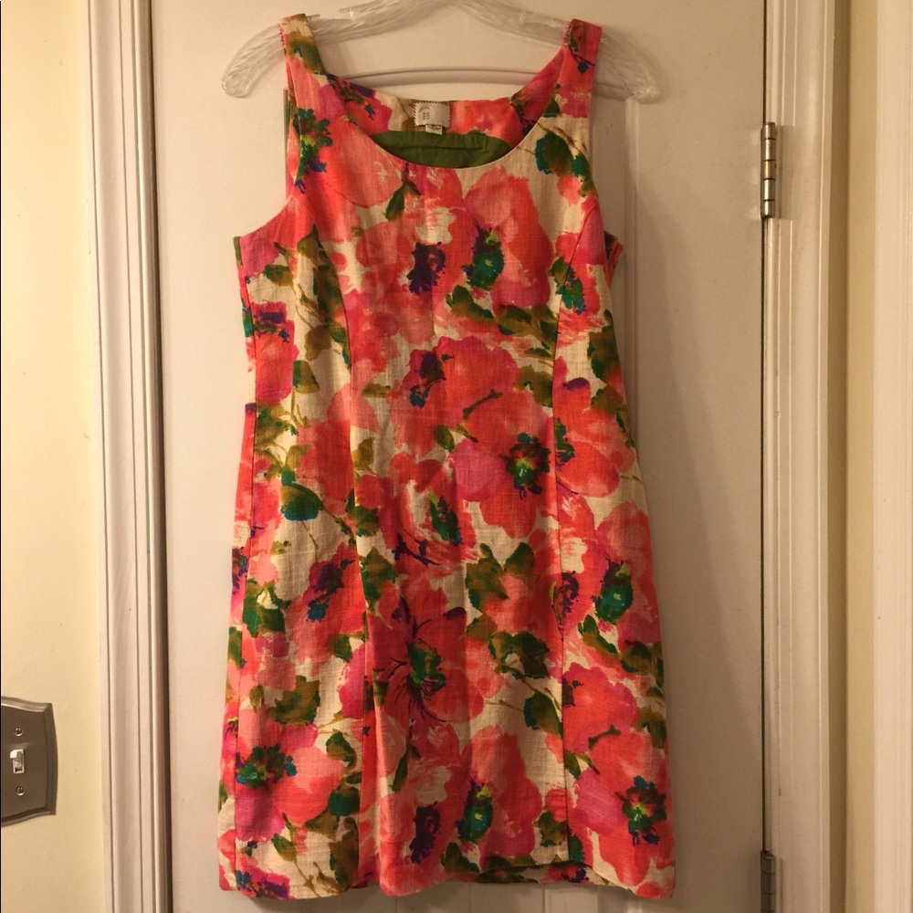 Anthro 'BLUSHING OLEANA SHIFT DRESS' - Picture 2 of 3