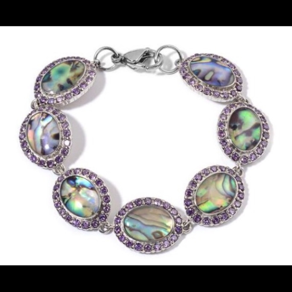 Abalone Shell 7.5 inch Bracelet TGW 35.000