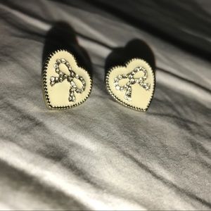 Cute little heart studs