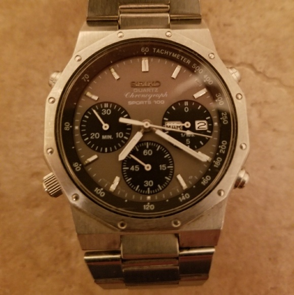 Seiko Other - Mens SEIKO FLIGHTMASTER SPORTS 100 Chronograph.