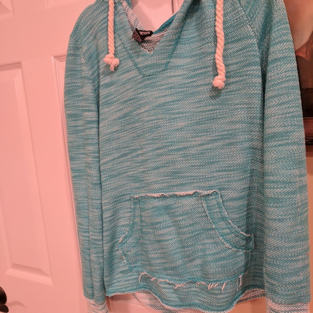 Blue lightweight sweatshirt