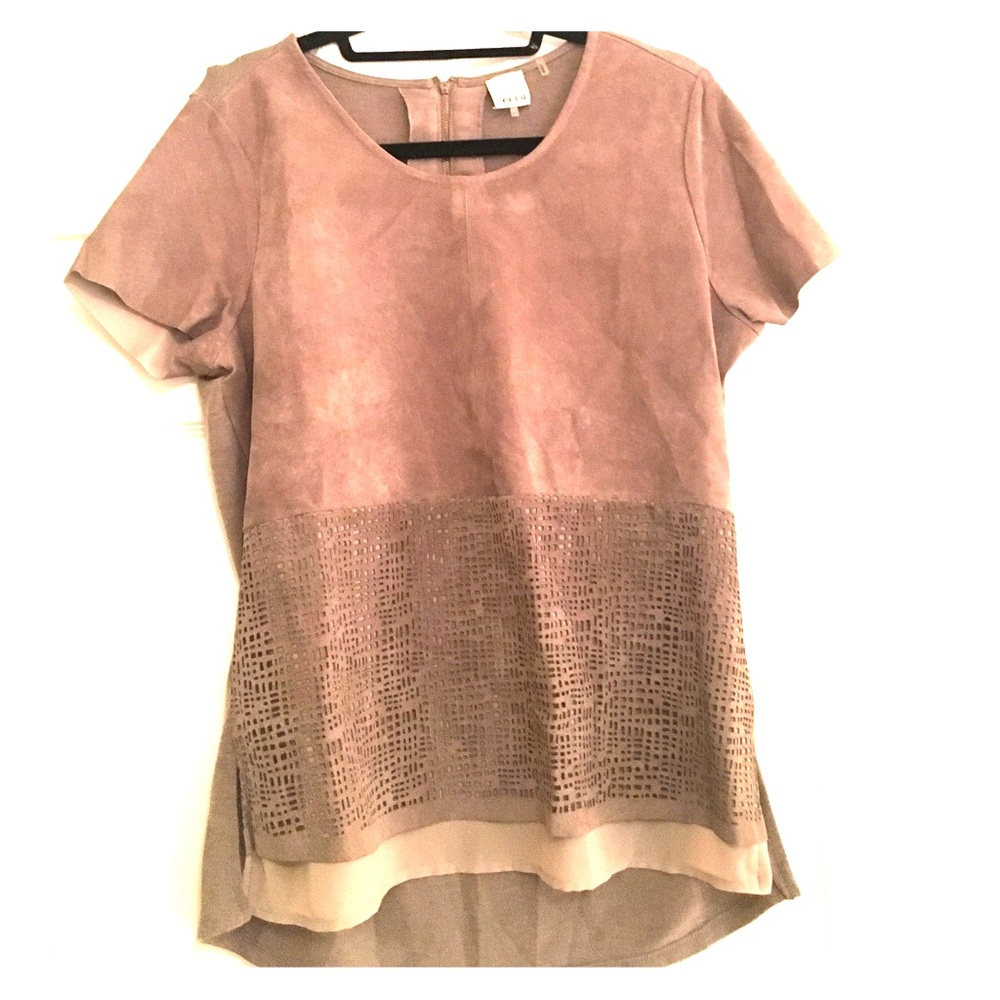 suede blouse