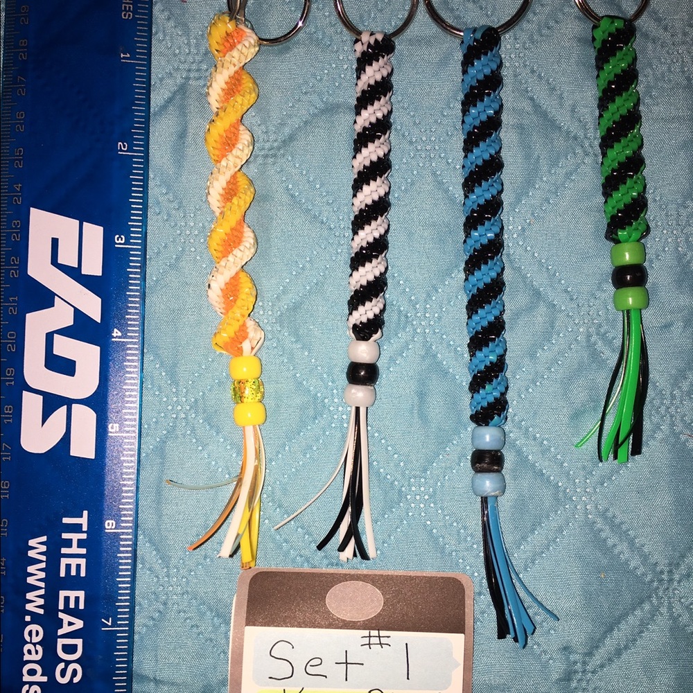 Key Rings Set of 4