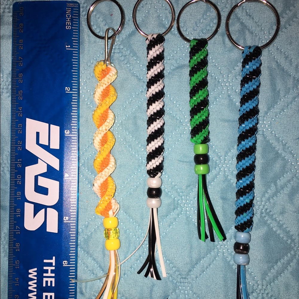 Key Rings Set of 4 - Picture 3 of 3
