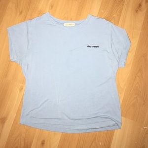 soft light blue crop