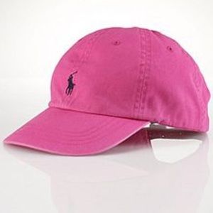 Hot pink Ralph Lauren Polo Hat