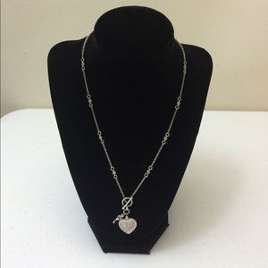 💋RESERVED Authentic Diamond Accent Necklace SS