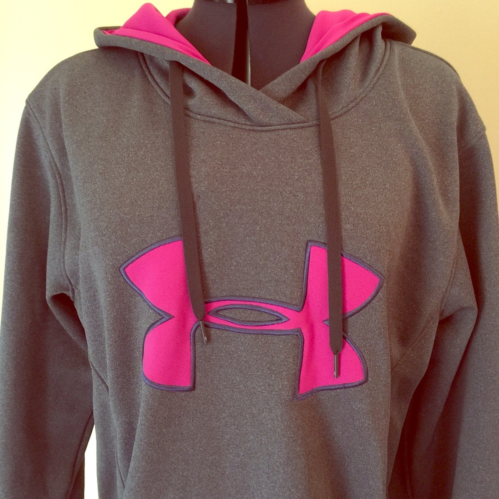 Under Armour Perfect sweatshirt medium gray pink
