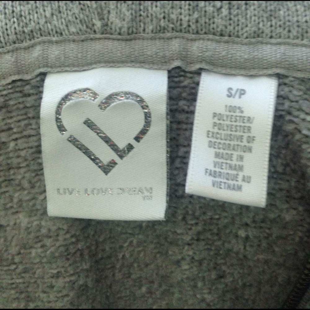 Gray zip up - Picture 2 of 2