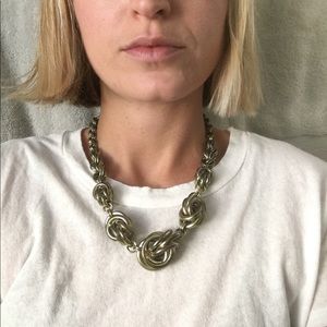 Vintage gold color necklace