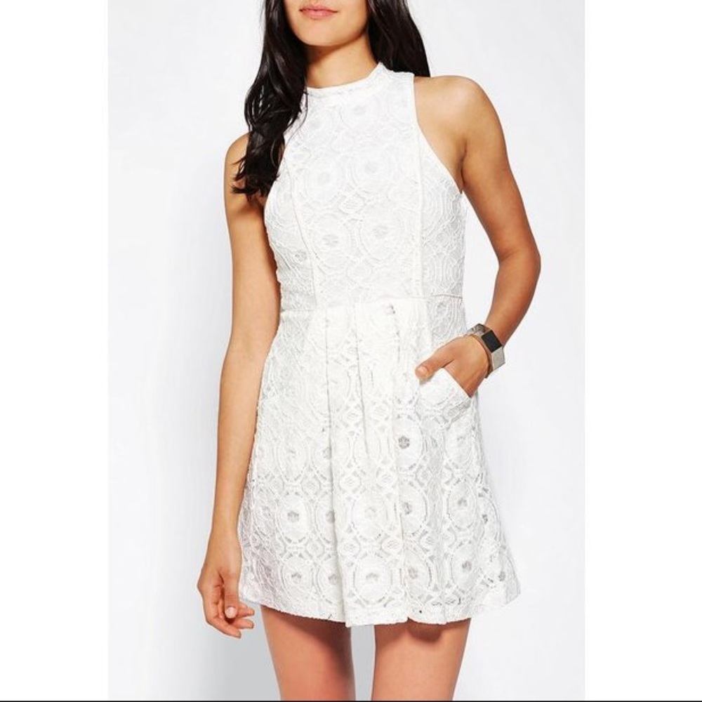 Urban Outfitters Kimchi Blue White Lace Dress