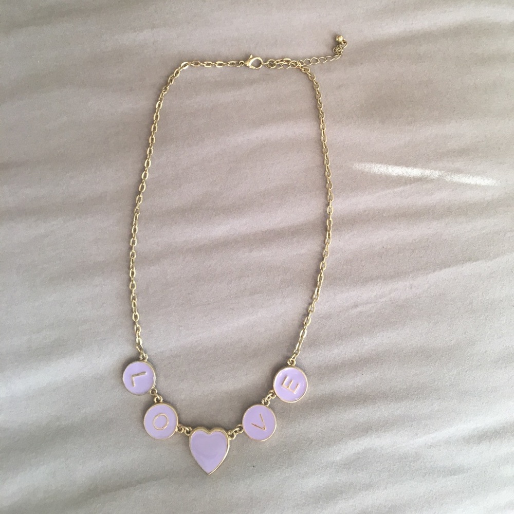💜Small necklace with hearts💜
