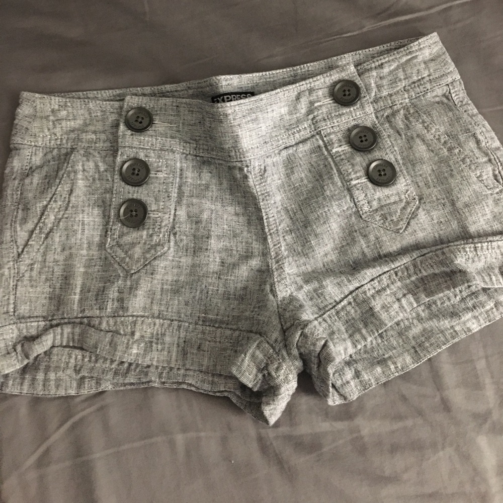 Express Linen Sailor Shorts